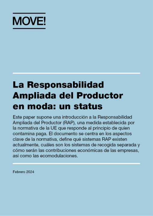 La Responsabilidad Ampliada del Productor en moda: un status